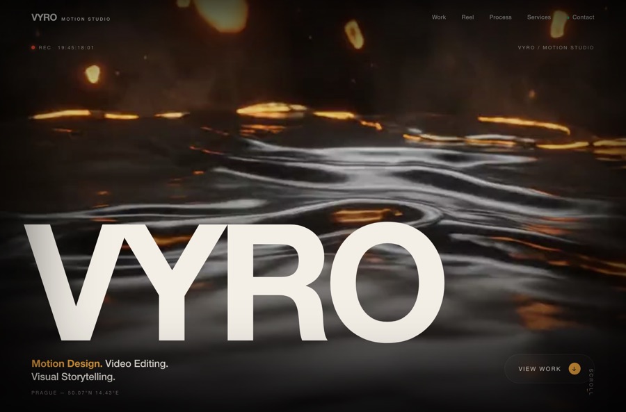 Náhled webu VYRO Motion Studio