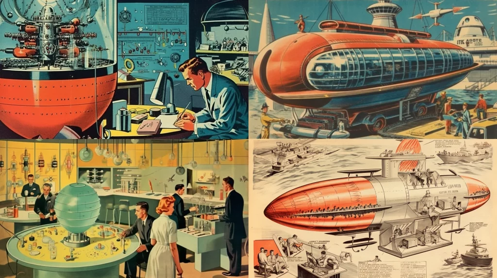 Googie Art, 1950s, USA, (